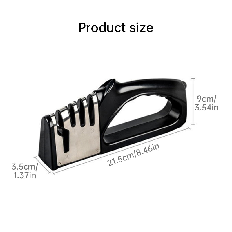 4-in-1 Kitchen Knife Sharpener (Multifunctional & Portable