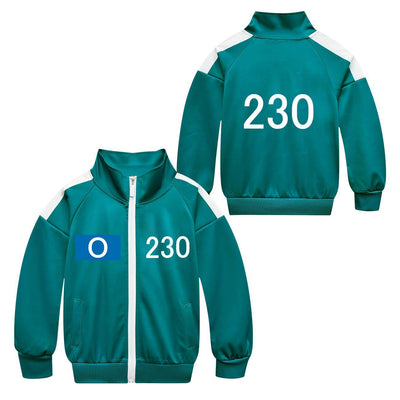 Men's and women's jacket hoodie+long pants three piece set