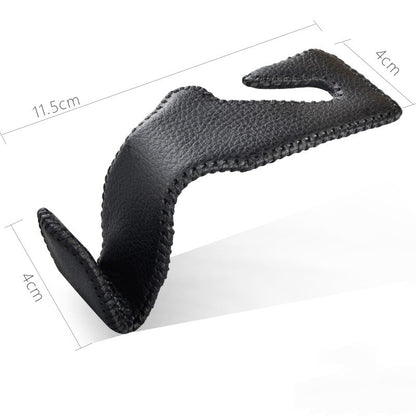 Premium Leather Car Seat Hidden Hooks (Pack of 2)