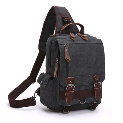 Vintage Multi-Pocket Heavyweight Canvas Rucksack