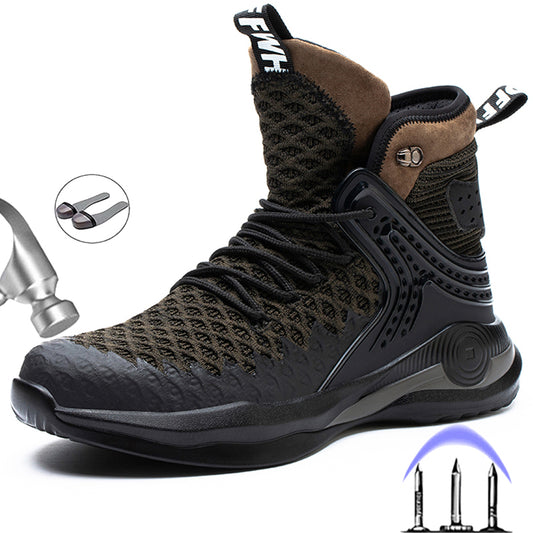 Indestructible Steel-Toe Work & Tactical Sneakers
