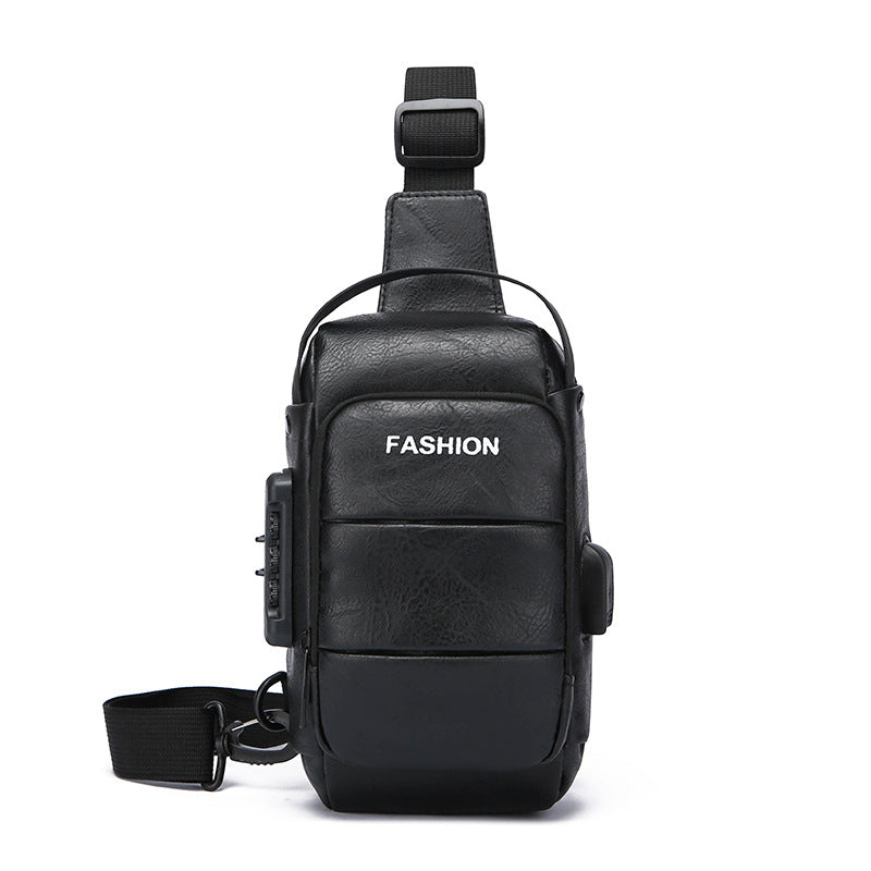 Vintage PU Leather Anti-Theft Sling Bag