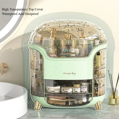 Multi Functional Makeup Storage Box Multi-Layer Desktop Transparent Dustproof Dressing Boxes Large Capacity Acrylic With Drawers