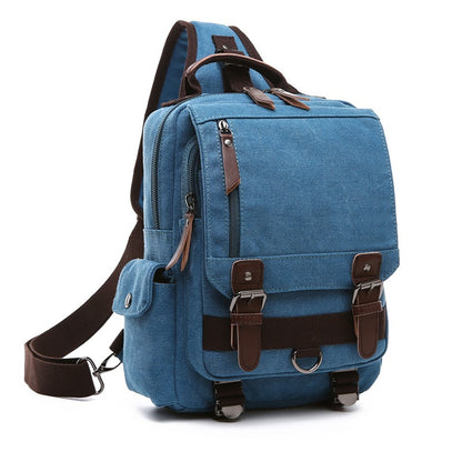 Vintage Multi-Pocket Heavyweight Canvas Rucksack
