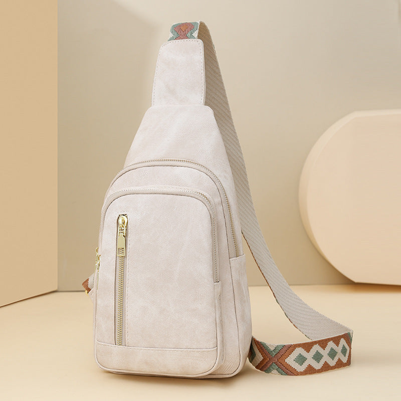Vintage Soft PU Leather Guitar Strap Sling Bag