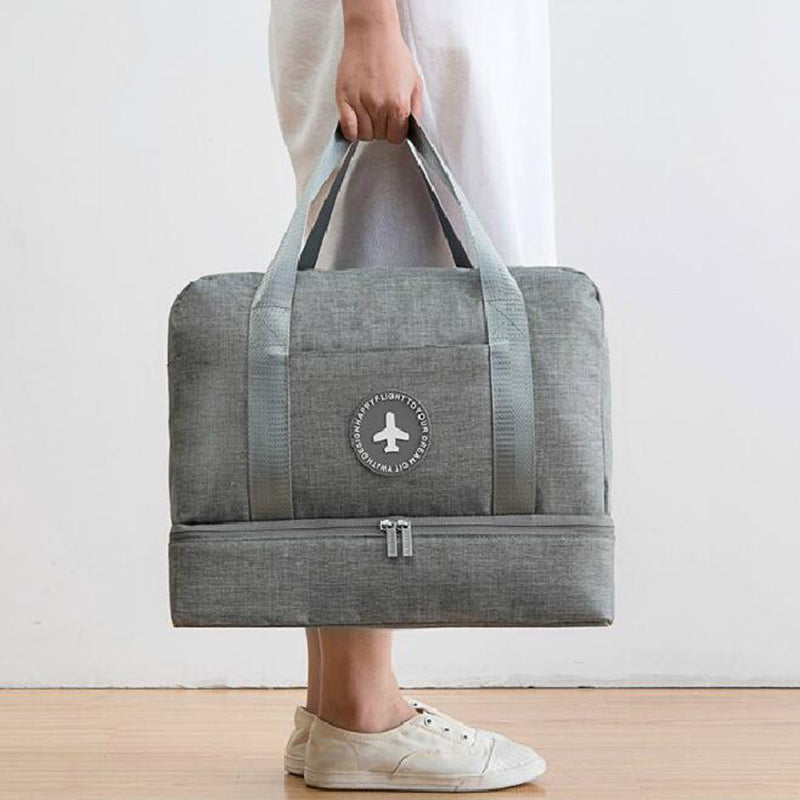 Double-Deck Waterproof Cationic Travel & Weekend Duffle