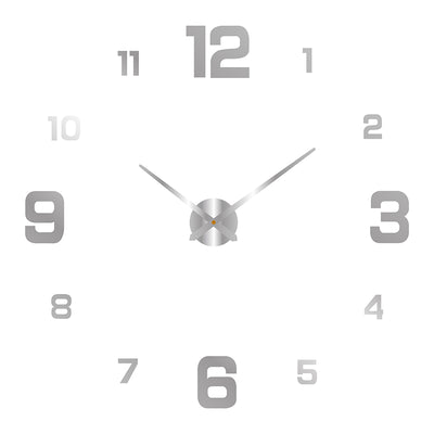 DIY Frameless Creative Wall Clock Wall Decal: A Silent and Stylish Addition for Home Decor, Ideal for Living Rooms and Offices