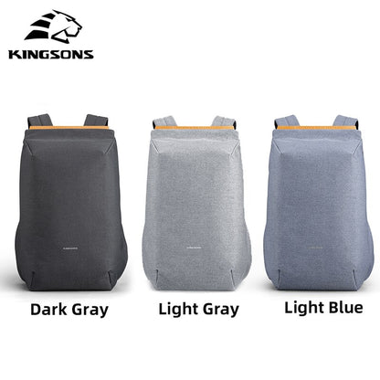 Kingsons Anti-Theft Waterproof Laptop Backpack with USB Port