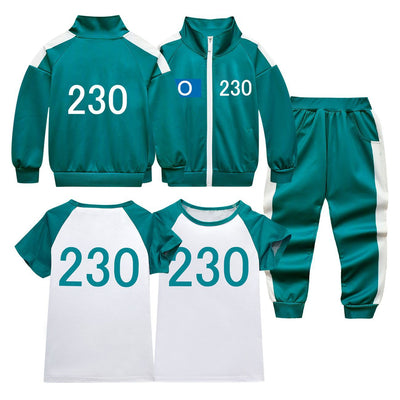Men's and women's jacket hoodie+long pants three piece set