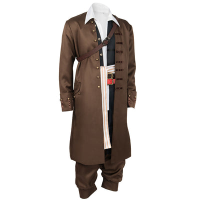 Cosplay costume Caribbean pirate long sleeved wig pants performance costume cosplay costume