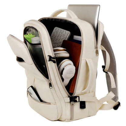 Multi-Compartment USB Charging Business & Travel Backpack