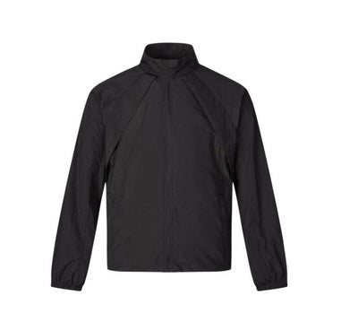 Loose casual stand up collar thin sunscreen clothes for men and women