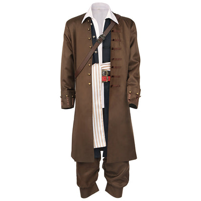 Cosplay costume Caribbean pirate long sleeved wig pants performance costume cosplay costume
