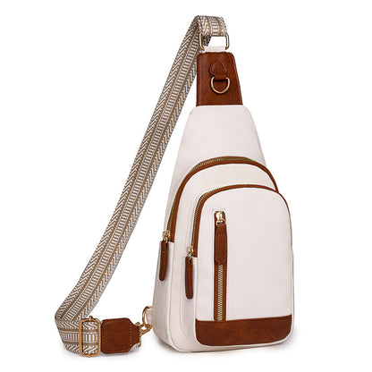 Vintage Soft PU Leather Guitar Strap Sling Bag