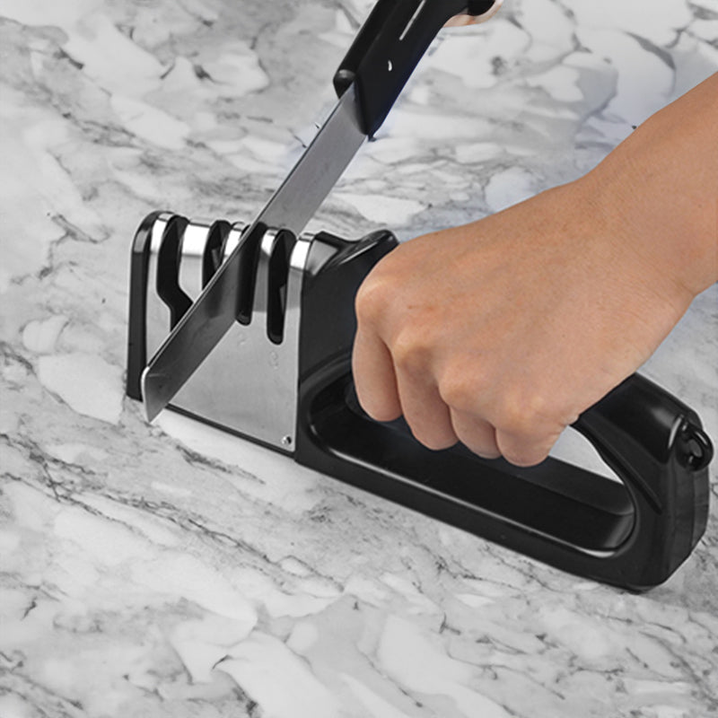 4-in-1 Kitchen Knife Sharpener (Multifunctional & Portable