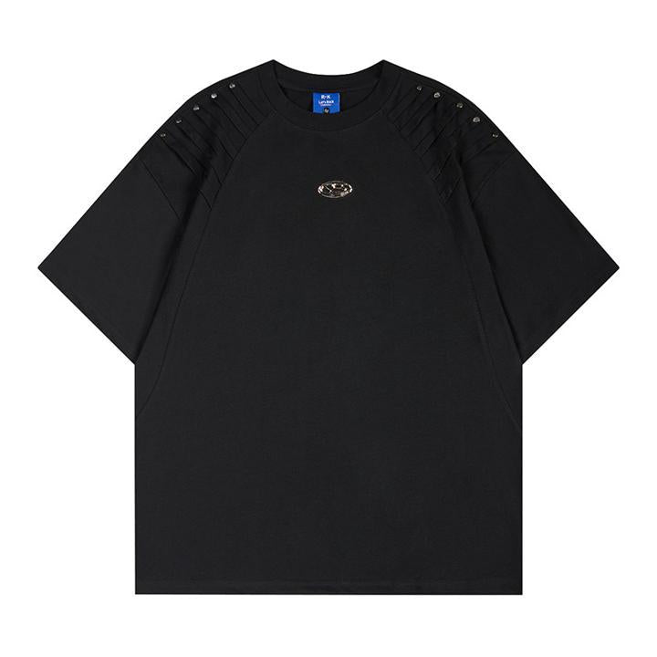 Distressed Urban Shoulder-Detail Tee
