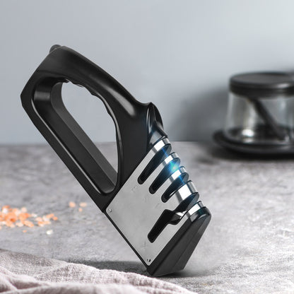 4-in-1 Kitchen Knife Sharpener (Multifunctional & Portable