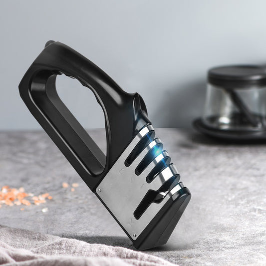 4-in-1 Kitchen Knife Sharpener (Multifunctional & Portable