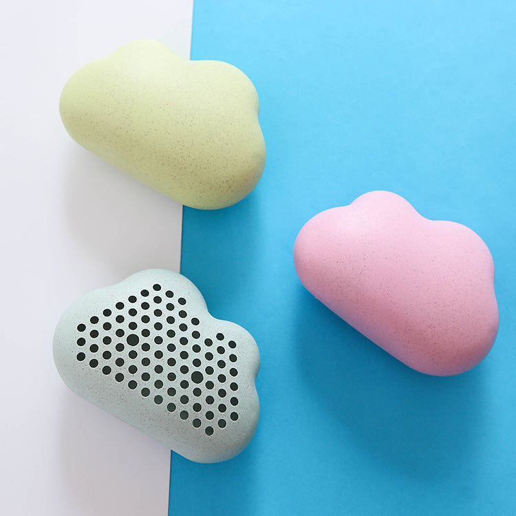 Self-Designed Wheat Straw Refrigerator Deodorant Cloud Suction Cup Deodorant Activated Carbon Bamboo Charcoal Deodorant Box