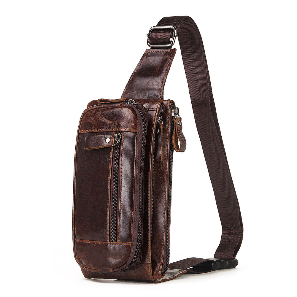 Retro First-Layer Genuine Leather Fanny Pack