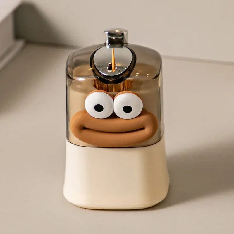 Plastic Toothpick Holder Press & Pop up Case