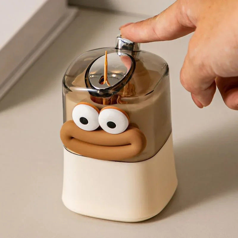 Plastic Toothpick Holder Press & Pop up Case