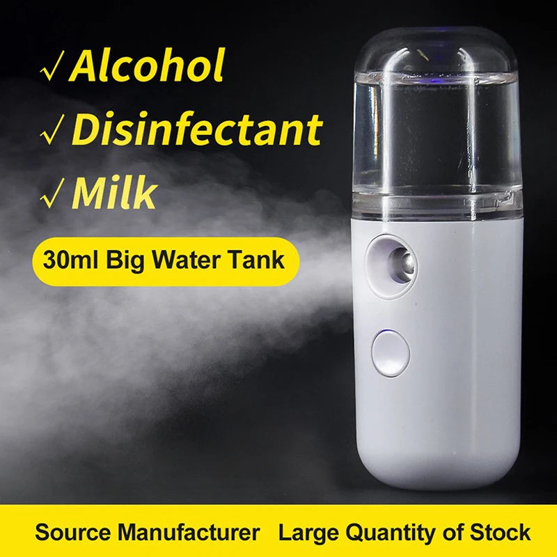 Mini Nano Facial Steamer USB Spray Skin Care Tool