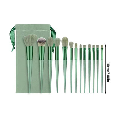 13pcs Beginner Makeup Brush Set Face & Eye Tools