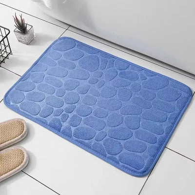 Non Slip Cobblestone Mat Bathroom & Living Room Rug