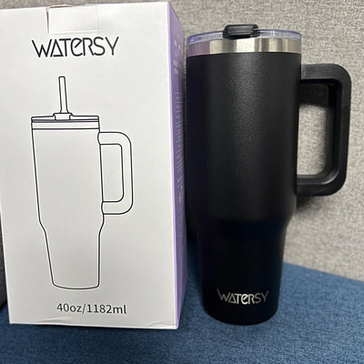 Thermal Mug with Handle & Straw 891/1182ml