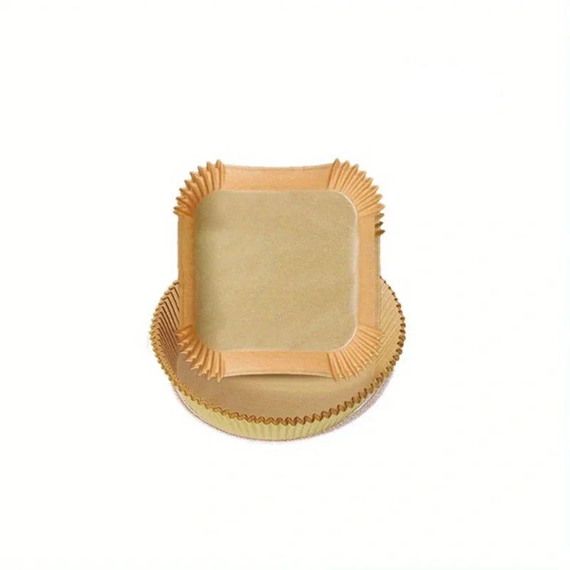 50pcs Air Fryer Paper Liners Disposable Baking Sheets