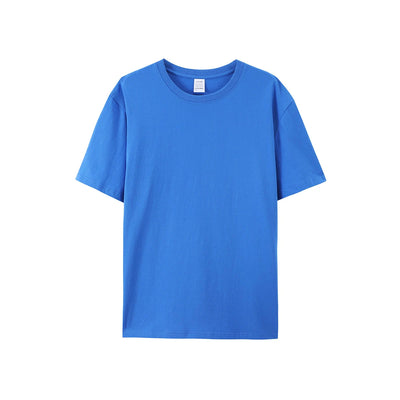 Men’s Cotton Summer Tee White/Black Solid Fashion Shirt