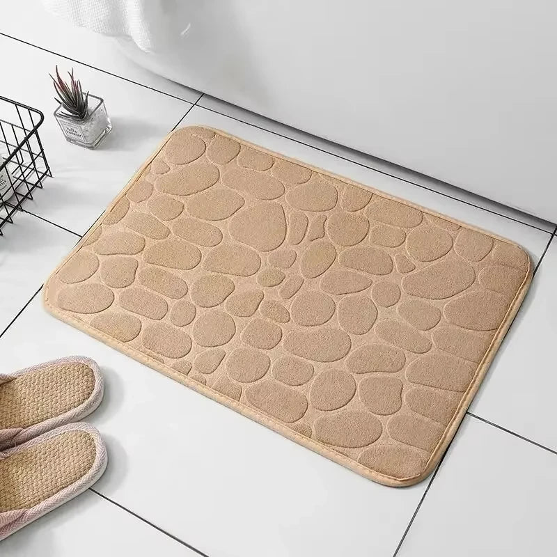 Non Slip Cobblestone Mat Bathroom & Living Room Rug