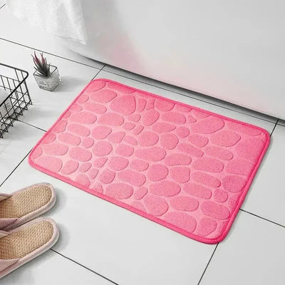 Non Slip Cobblestone Mat Bathroom & Living Room Rug