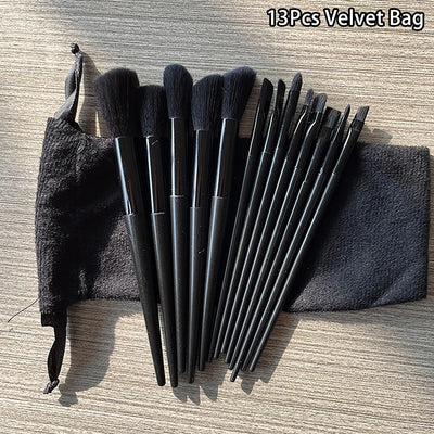 13pcs Beginner Makeup Brush Set Face & Eye Tools