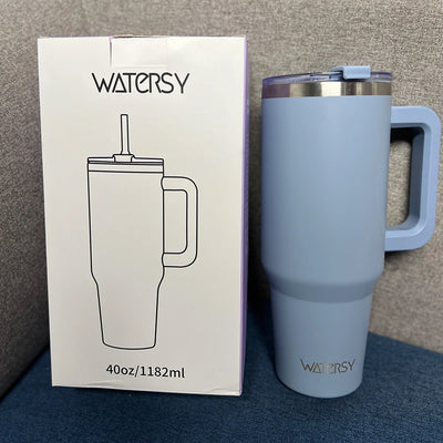 Thermal Mug with Handle & Straw 891/1182ml