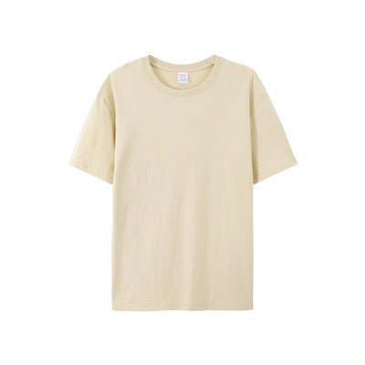 Men’s Cotton Summer Tee White/Black Solid Fashion Shirt