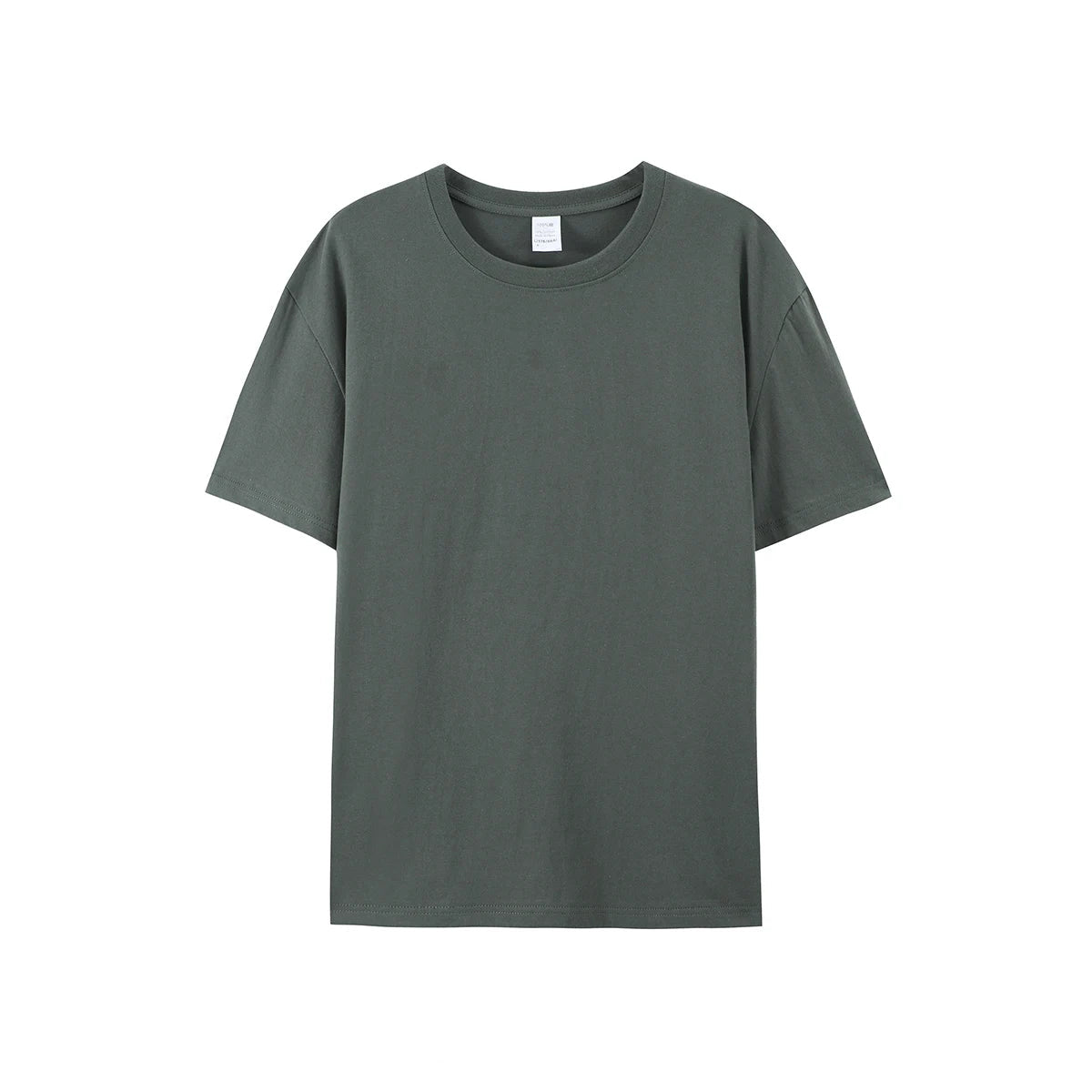 Men’s Cotton Summer Tee White/Black Solid Fashion Shirt