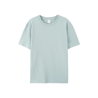Men’s Cotton Summer Tee White/Black Solid Fashion Shirt