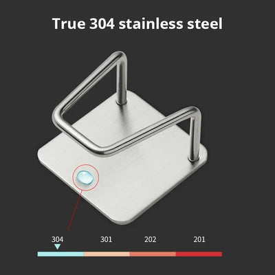 Sink Wall Sponge Holder Stainless Steel Draining Rack