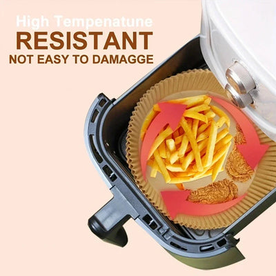 50pcs Air Fryer Paper Liners Disposable Baking Sheets