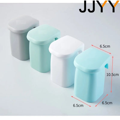 Wall Mount Toothbrush Holder Magnetic Cup & Drain Rack
