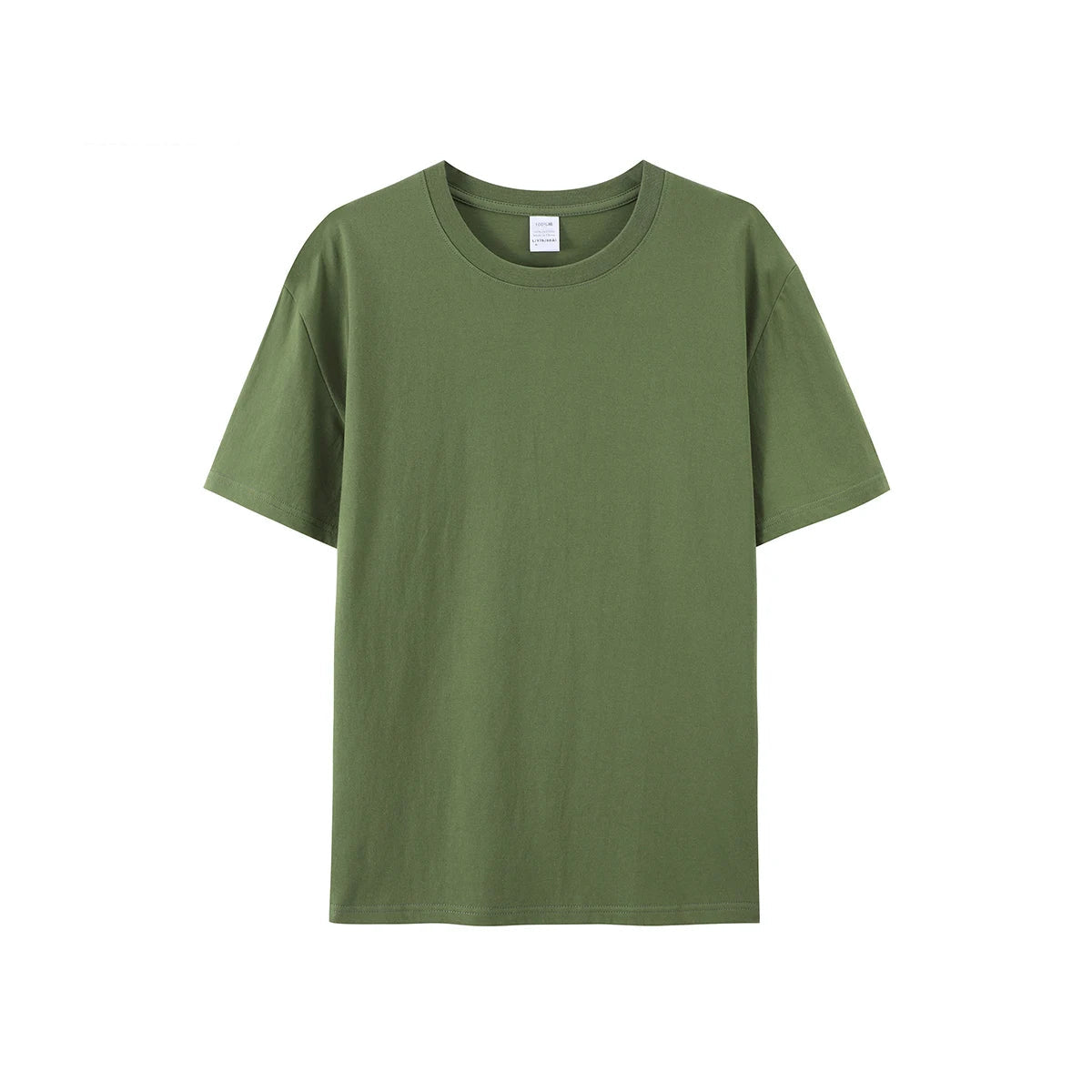 Men’s Cotton Summer Tee White/Black Solid Fashion Shirt