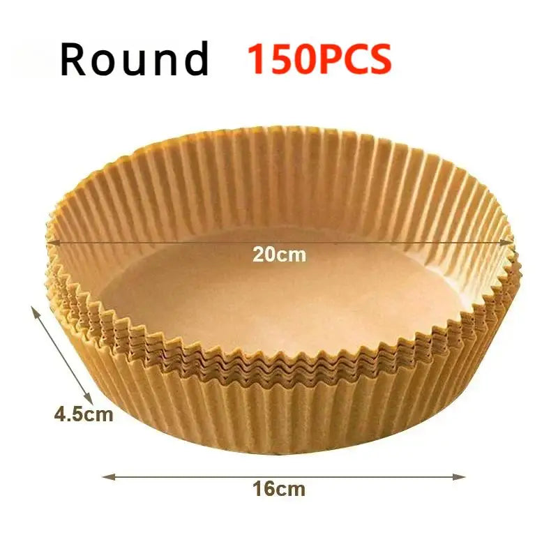 50pcs Air Fryer Paper Liners Disposable Baking Sheets