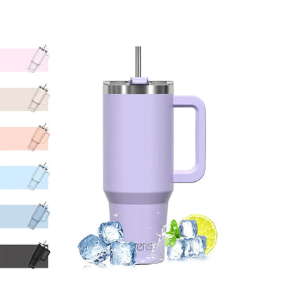 Thermal Mug with Handle & Straw 891/1182ml