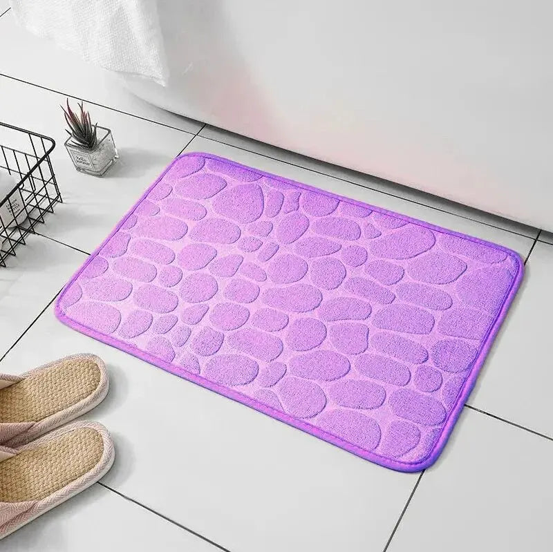 Non Slip Cobblestone Mat Bathroom & Living Room Rug