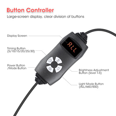 Near Infrared Health Device Wrist & Belt Support