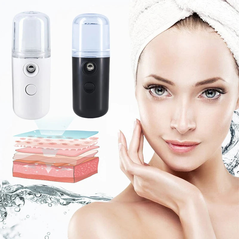Mini Nano Facial Steamer USB Spray Skin Care Tool