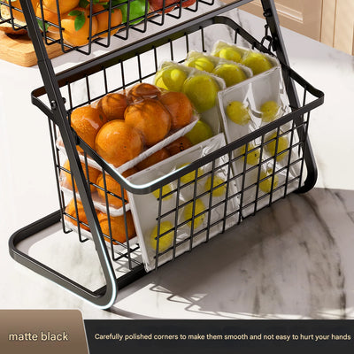 Multi Layer Kitchen Storage Rack Vegetable & Fruit Basket