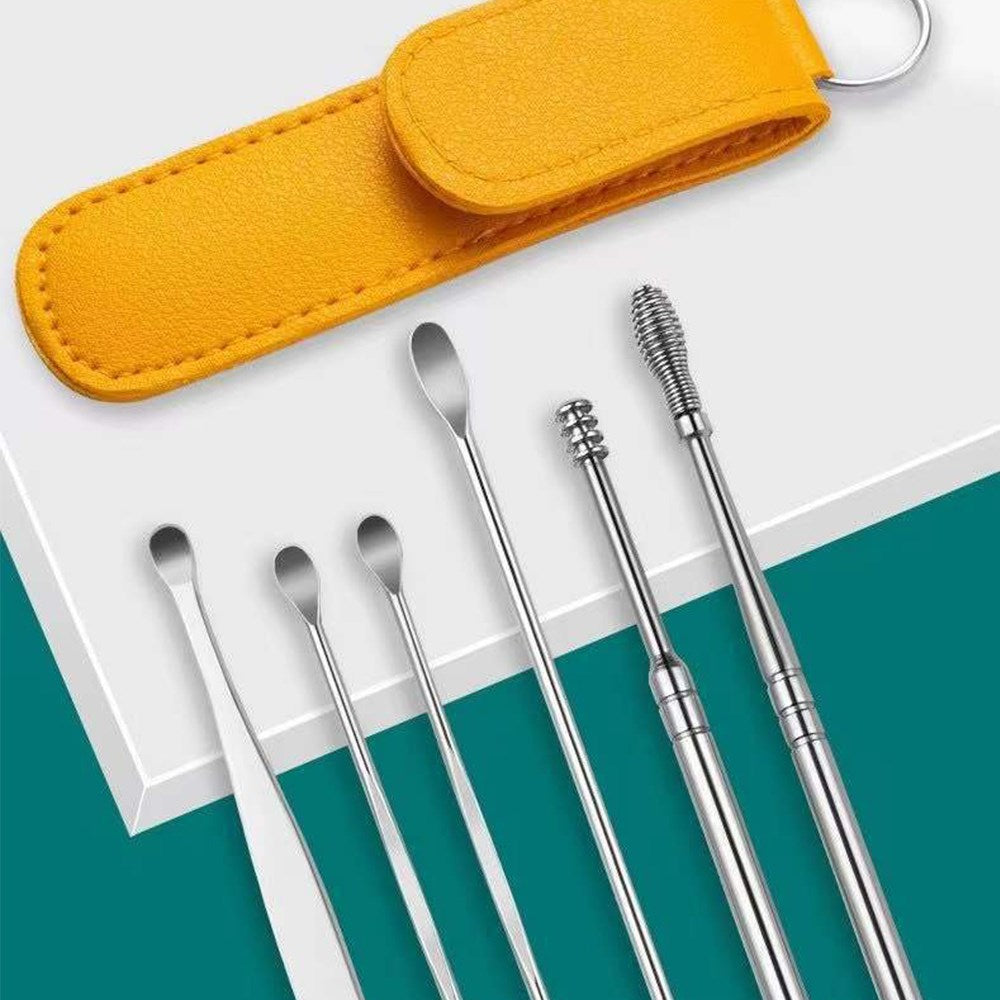 Portable Stainless Steel Ear Cleaning Tool Kit